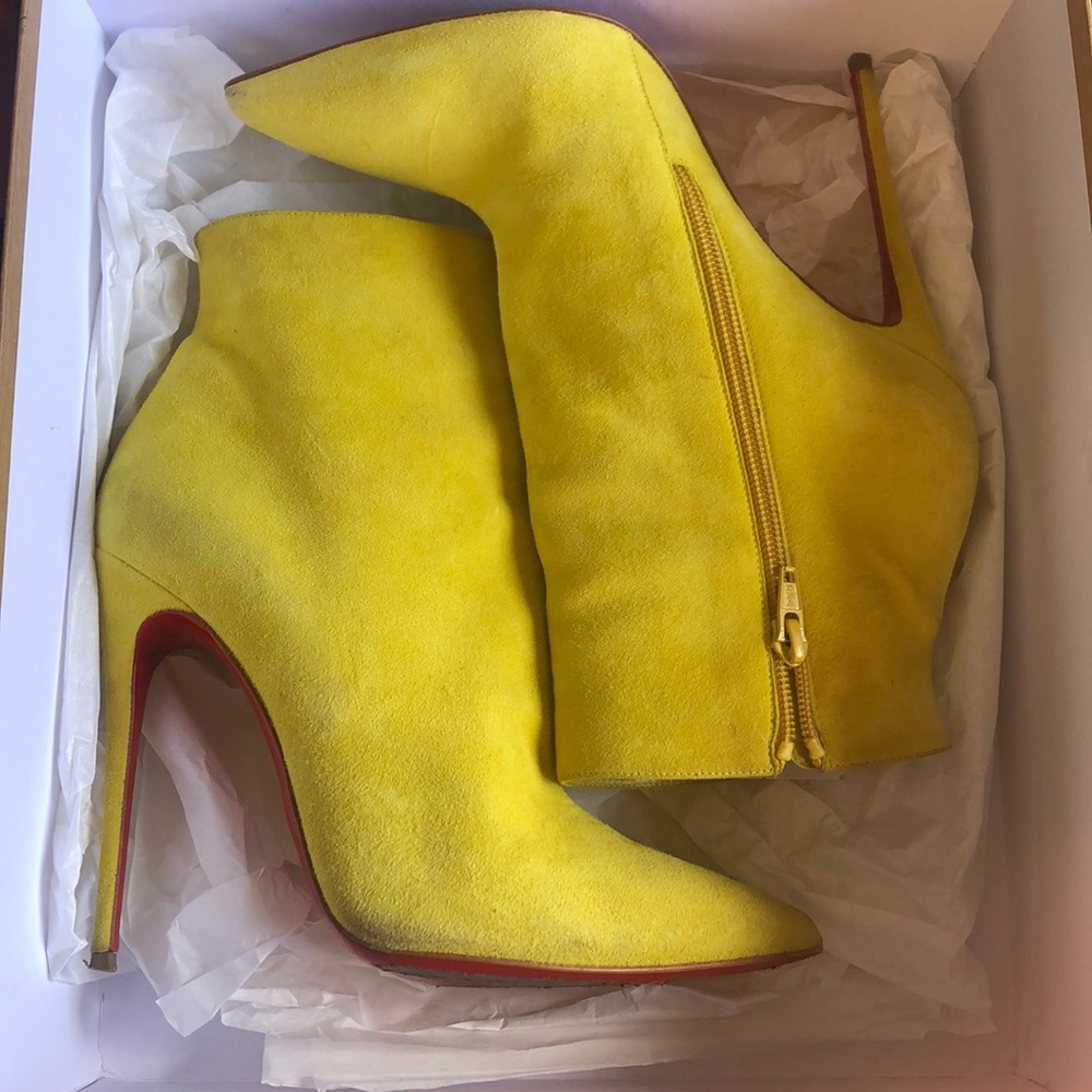Christian Louboutin so Kate 130 suede booty - Picture 2 of 8